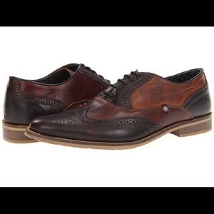 Steve Madden FAVORRDD two tone wing tip oxfords